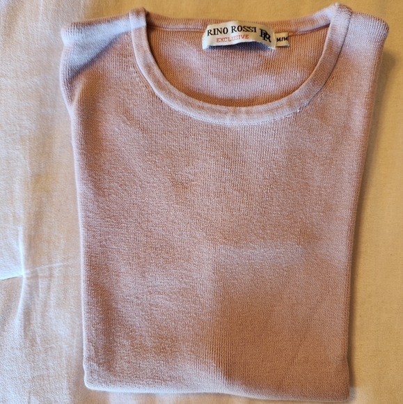 Mauve Knit Shell by Rino Rossi (Medium) - Picture 3 of 4